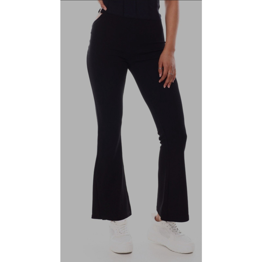 Full Length High Rise Pant W/Side Slit & O-Ring - Picture 5 of 5
